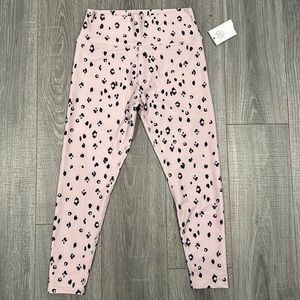 Brand New Sage High Rise Leopard Active Leggings